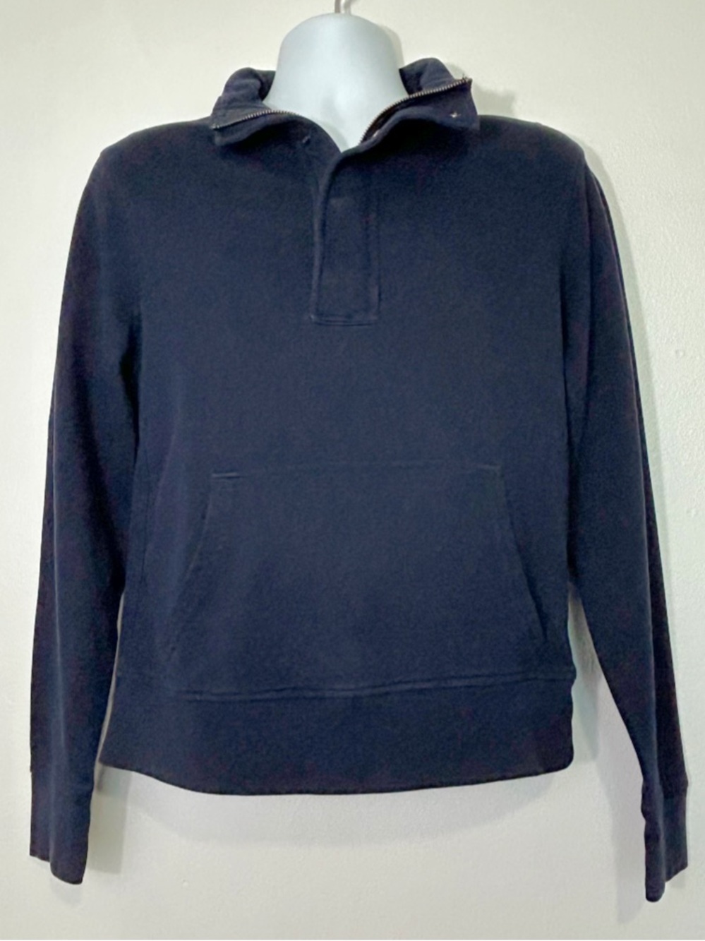 J. Crew Outwear Fleece Navy Blue Pullover